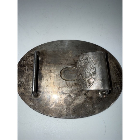 Silver Belt Buckle 159 Grams Total AHANC 1991 President - Picture 2 of 4